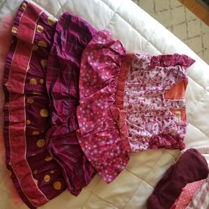 Matilda jane tunic with bloomers & leggings